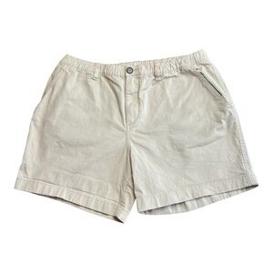 Chubbies "The Khakinators" stretch twill shorts in a tan or khaki color SZ XL